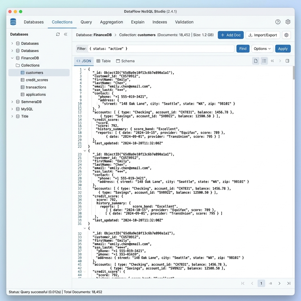 MongoDB Dashboard