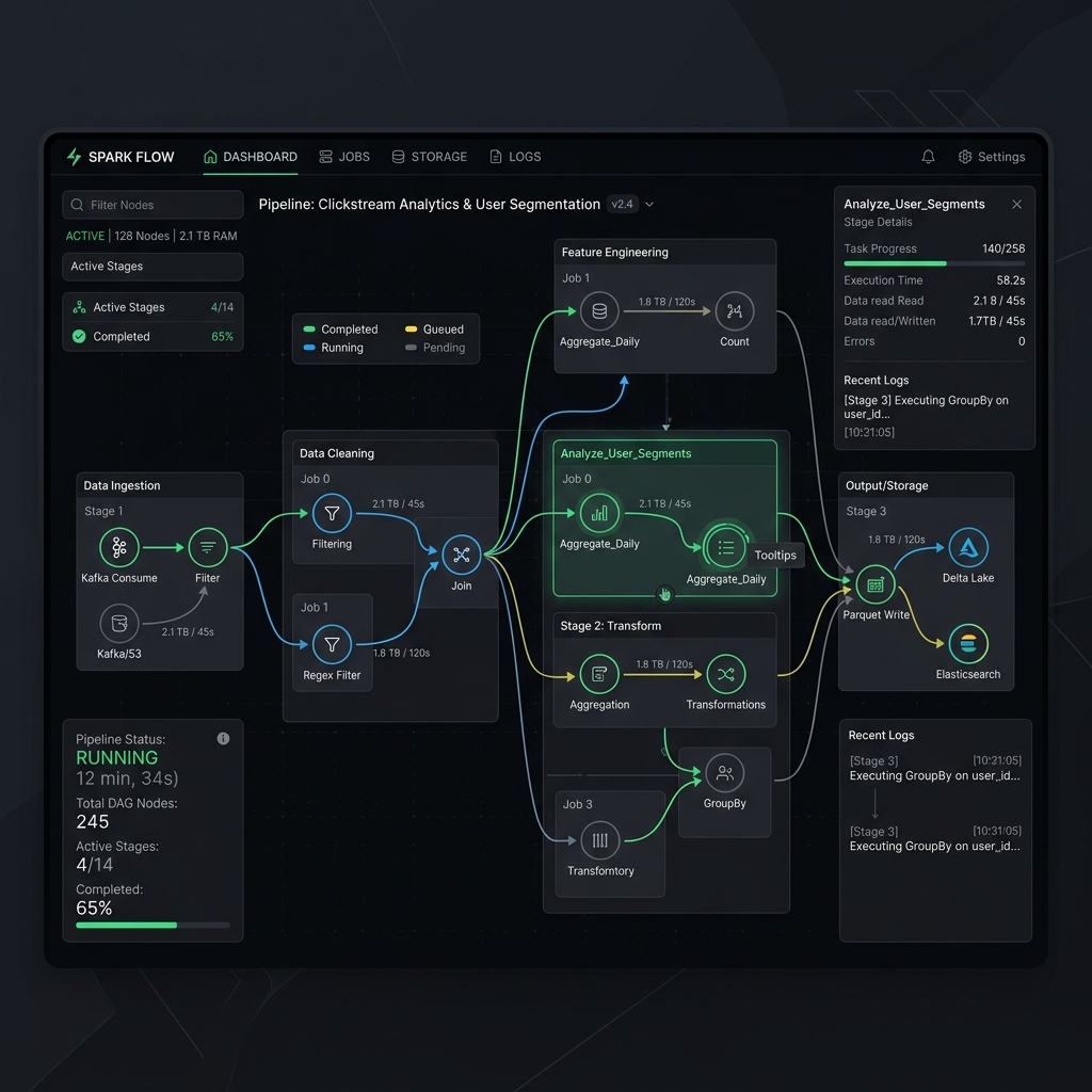 Spark Processing DAG